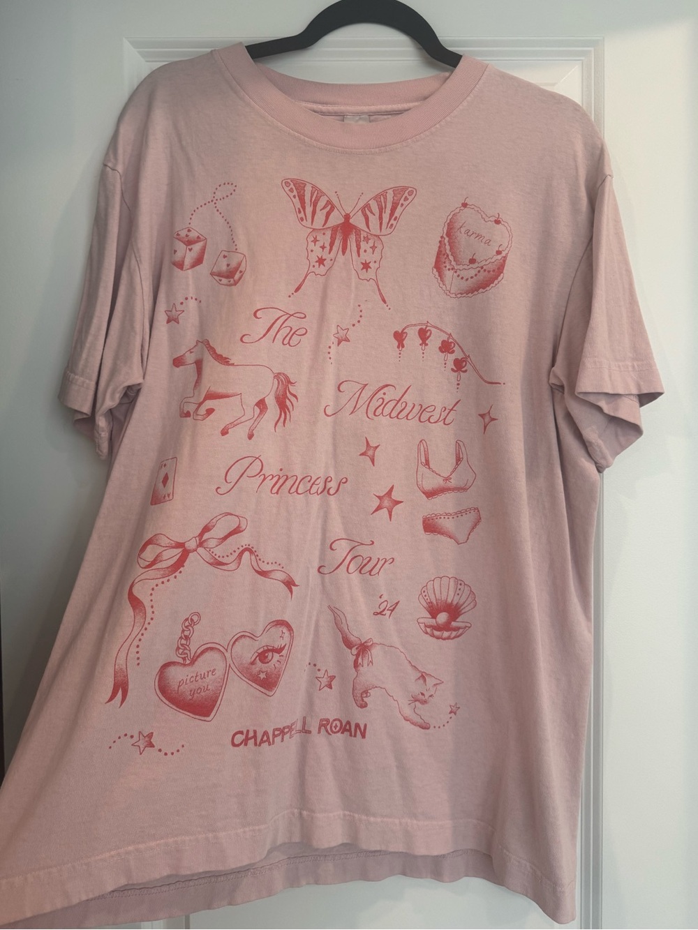 Chappell Roan Pink Graphic Short Sleeve Tee